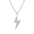 14k Gold & Diamond Lightning Bolt Charm- 0.41 ct. - 2
