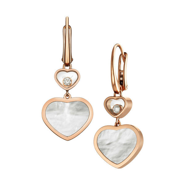 Happy Hearts Rose Gold Earring - 1