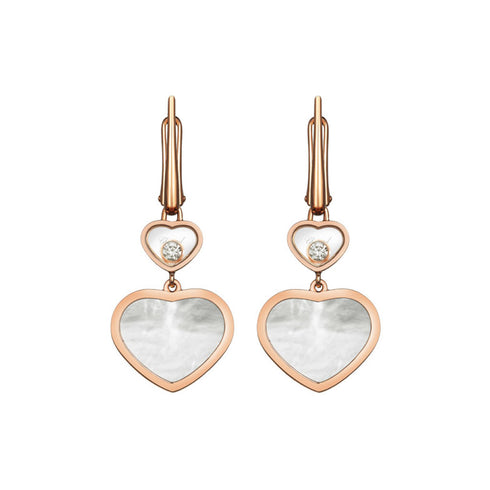 Happy Hearts Rose Gold Earring - 2