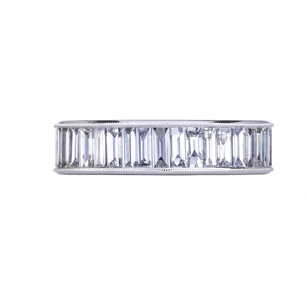 18K Gold Heritage White Diamond Band - 1