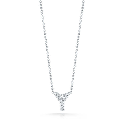 Tiny Treasures Diamond Love Letter Necklace - 1