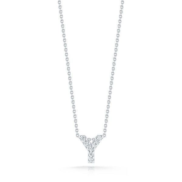 Tiny Treasures Diamond Love Letter Necklace - 1