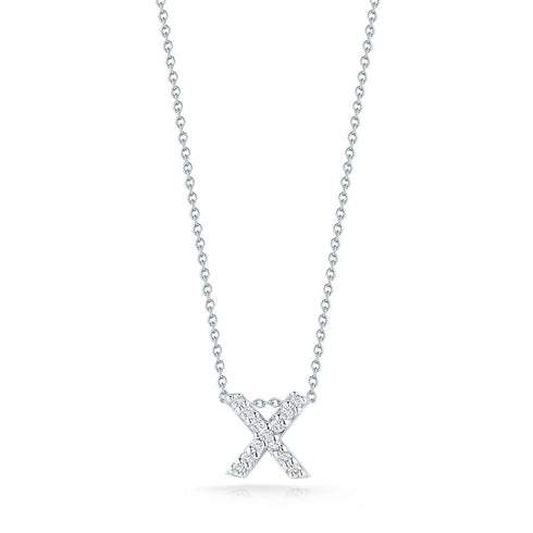 Tiny Treasures Diamond Love Letter Necklace - 1