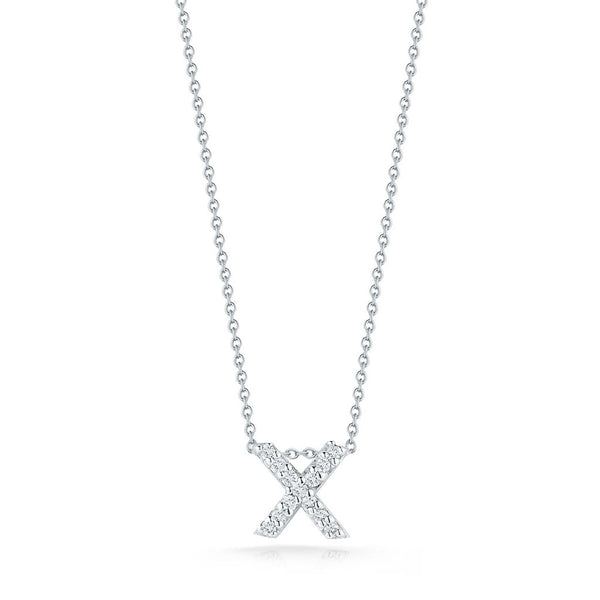 Tiny Treasures Diamond Love Letter Necklace - 1