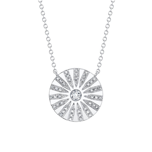 Kate 0.20ct Diamond Circle Necklace - 1