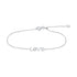 14k Gold & Diamond Bracelet - 0.04ct - 1