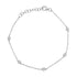 14k Gold & Diamond Bezel Station Bracelet - 0.10ct - 1