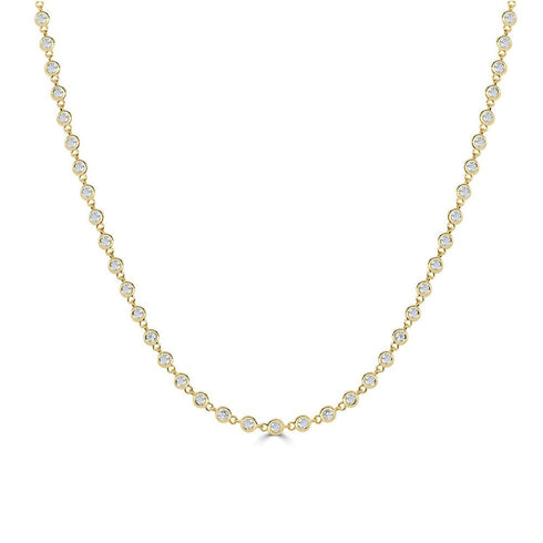 14K Gold & Diamond Necklace - 2.08ct - 1
