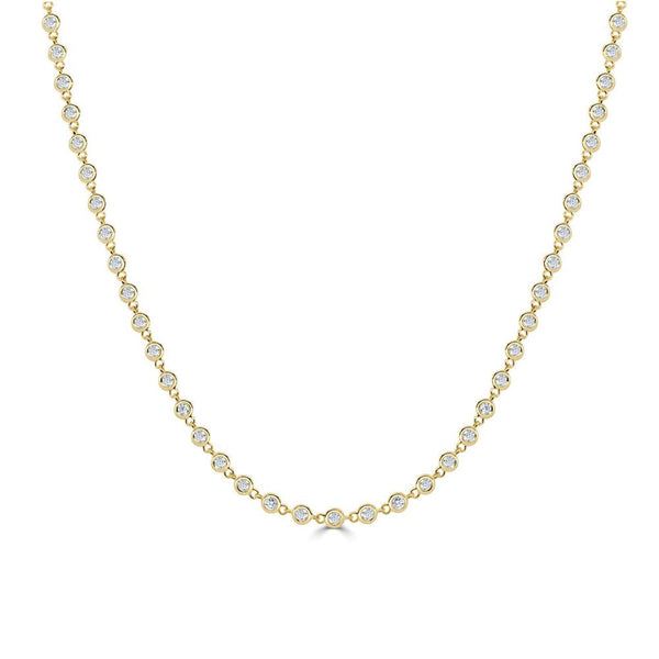 14K Gold & Diamond Necklace - 2.08ct - 1