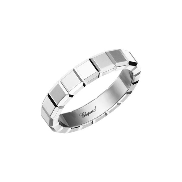 Ice Cube White Gold Ring - 1