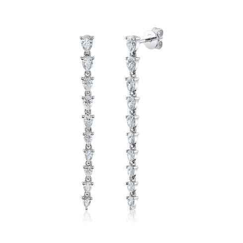 1.70ct Diamond Pear Earring - 1