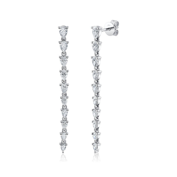 1.70ct Diamond Pear Earring - 1