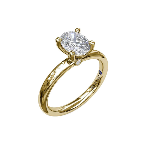 Classic Oval Cut Solitaire - 1