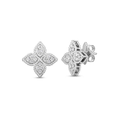 Roberto Coin Princess Flower Earrings - 1