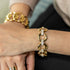 Yellow Gold Link With 2.48Ct Diamonds Bracelet - 2