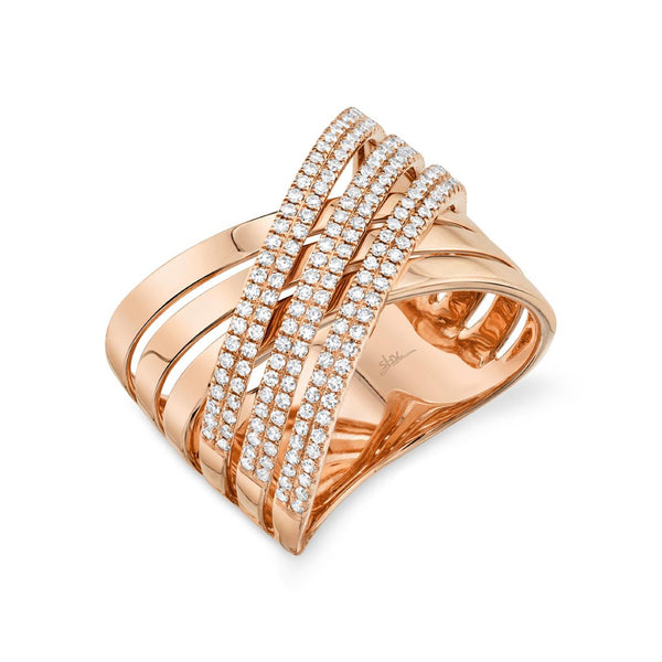 Kate 0.54ct Diamond Bridge Ring - 1