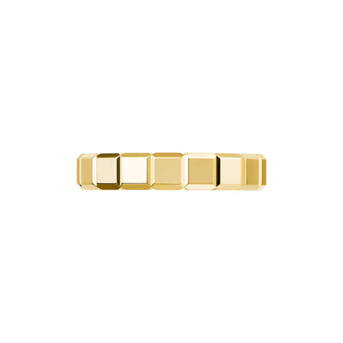 Ice Cube  Yellow Gold Ring - 2