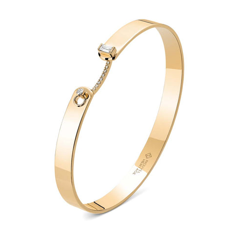 Dinner Date GM Mood Bangle in Yellow Gold - 3