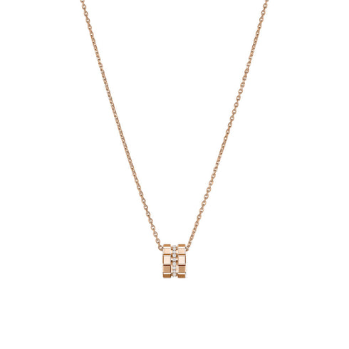 Ice Cube Rose Gold Necklace - 1