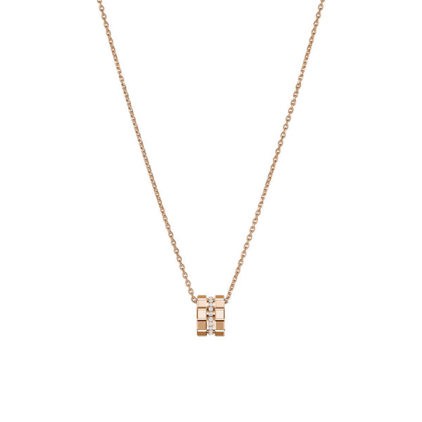 Ice Cube Rose Gold Necklace - 1