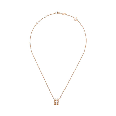 Ice Cube Rose Gold Necklace - 2