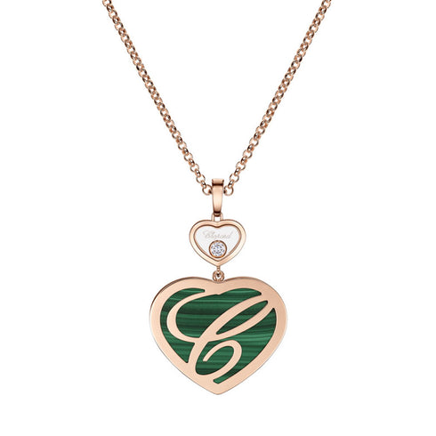 Happy Hearts Rose Gold Necklace - 2