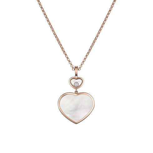 Happy HeartsRose Gold Necklace - 1