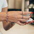 Ruby & Diamond Flexible Bangle - 4