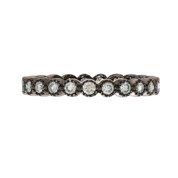 Bezel White Diamond Band - 1