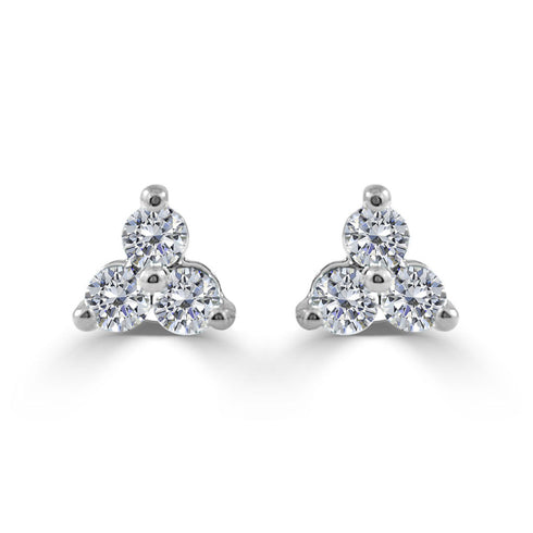 14k Gold & Diamond Stud Earrings - 0.25ct - 1