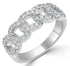 14k Gold & Diamond Link Ring - 0.46 ct. - 1