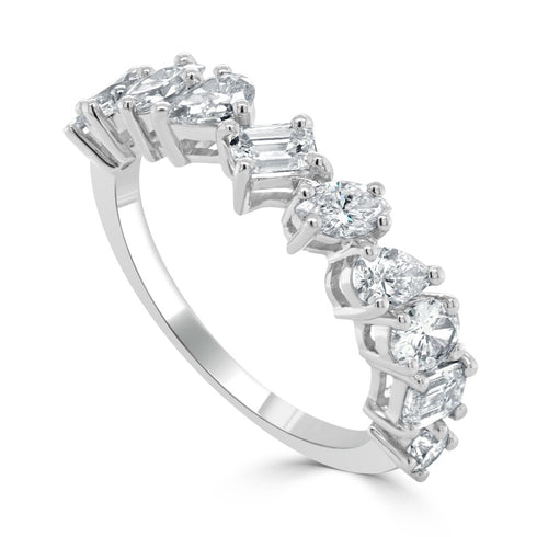 14k Gold & Fancy-Shape Diamond Ring- 1.20ct - 1