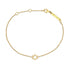 14k Midi Bitty Star of David Bracelet - 1