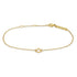 14k Midi Bitty Star of David Bracelet - 2