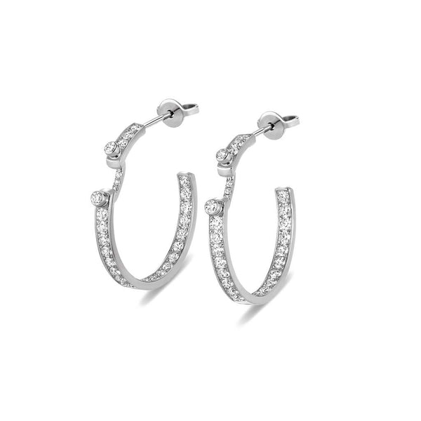 Eternity Tuxedo Mood Hoops - 1