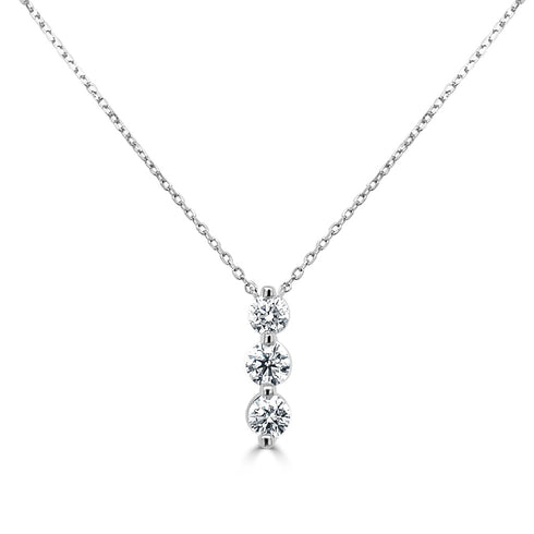 14k Gold & Diamond Necklace - 0.61ct - 1