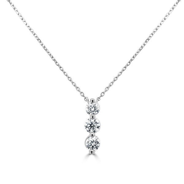 14k Gold & Diamond Necklace - 0.61ct - 1