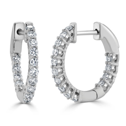14k Gold & Diamond Stud Earrings - 0.30ct - 1