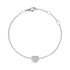 Happy Hearts White Gold Bracelet - 1