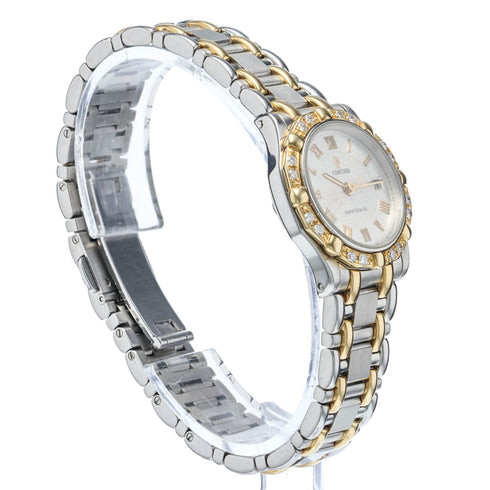 Saratoga Steel and Gold Watch - 4