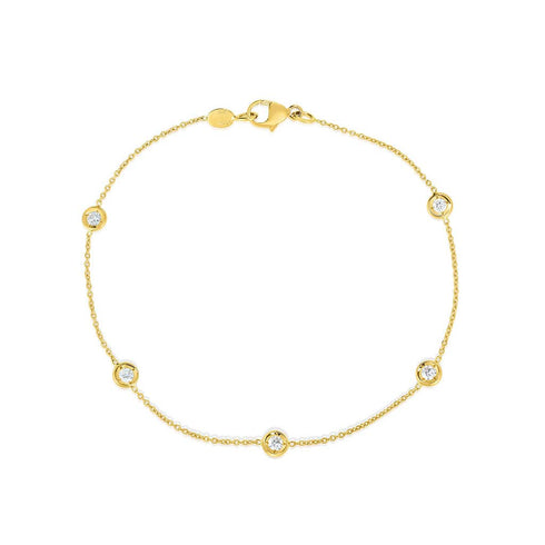 Diamonds by the Inch Five Station Bracelet - 1