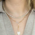 Yellow Gold Asscher Diamond Tennis Necklace - 3