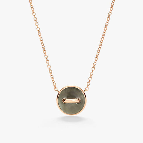 Pom Pom Dot Necklace with pendant - 5