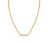 14k Itty Bitty Pavé Diamond MAMA Small Curb Chain Necklace - 1