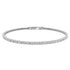 14k Gold & Diamond Flexible Beaded Bangle - 0.88ct - 2
