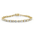 14k Gold & Fancy-Shape Diamond Tennis Bracelet - 5.62ct - 1