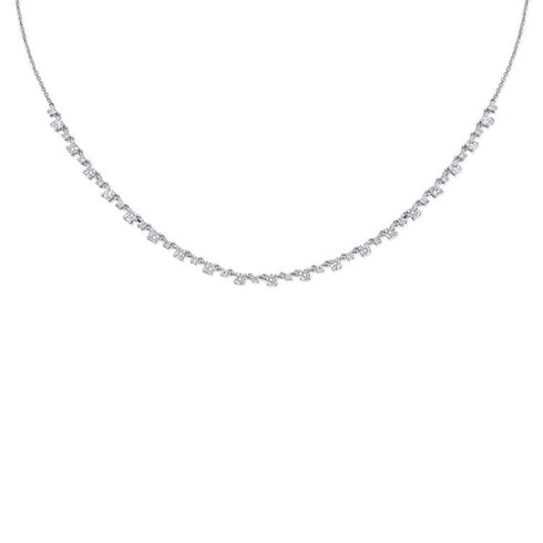 Diamond Station Necklace - 1