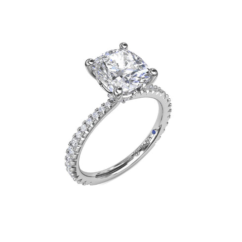 Diamond Collar Engagement Ring - 1