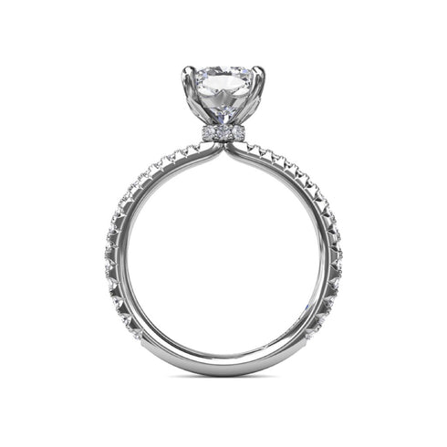 Diamond Collar Engagement Ring - 2