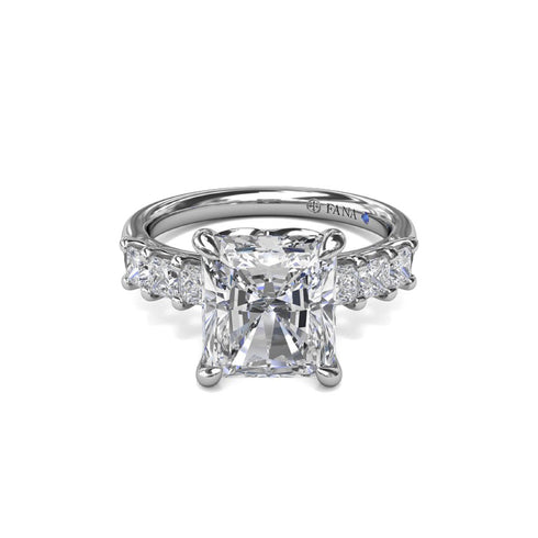 Radiant Diamond Engagement Ring - 2